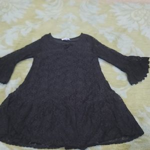 Children's Place Black 3/4 sleeve dress- M 7/8